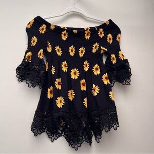 Rue21 Sunflower off Shoulder Top 🌻
